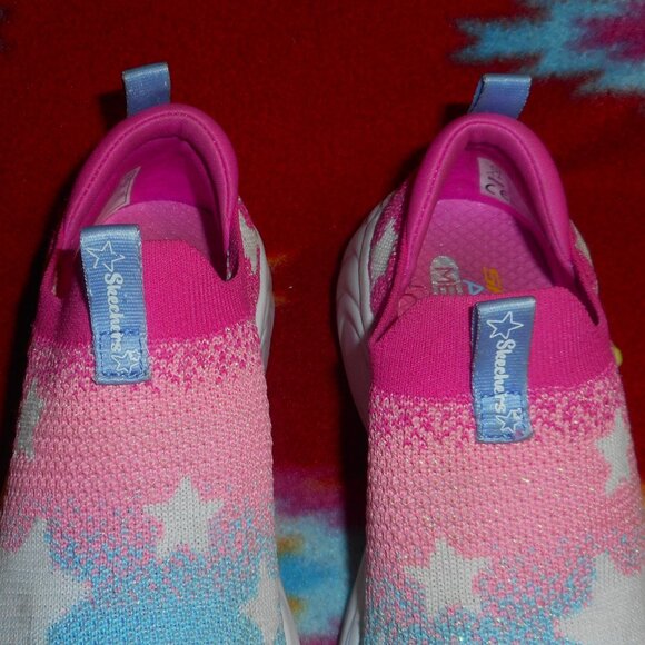 Skechers Unicorn Dreams Sherbert Stars Sneaker *Little Kids Size: 13.5 - Picture 4 of 10